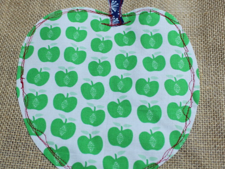 Holiday Apple Tote Gift Bags