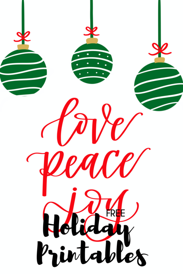 Letters by Shells Holiday Printables