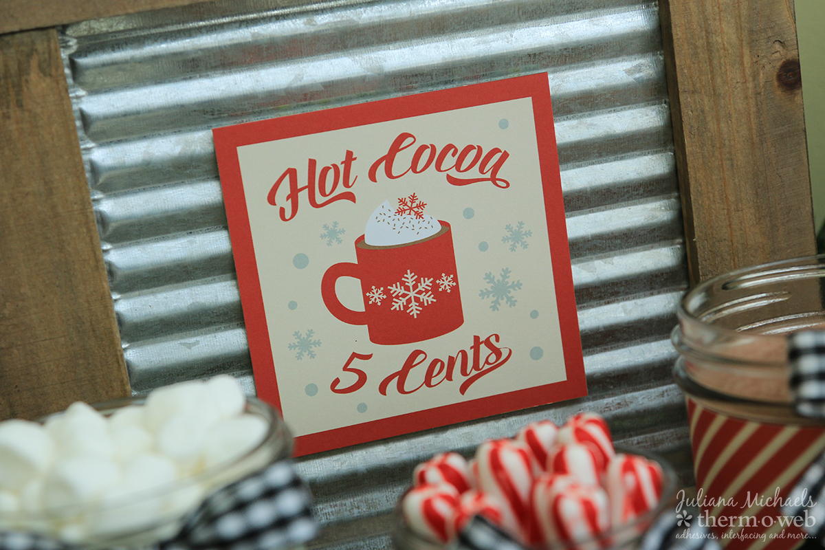 Hot Cocoa Bar by Juliana Michaels featuring Therm O Web Adhesives