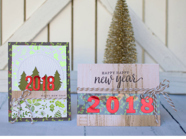 Happy New Year Cards with Simple Stories
