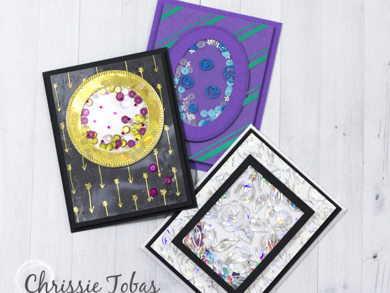 Chrissie Tobas Deco Foil Clear Designer Toner Cards