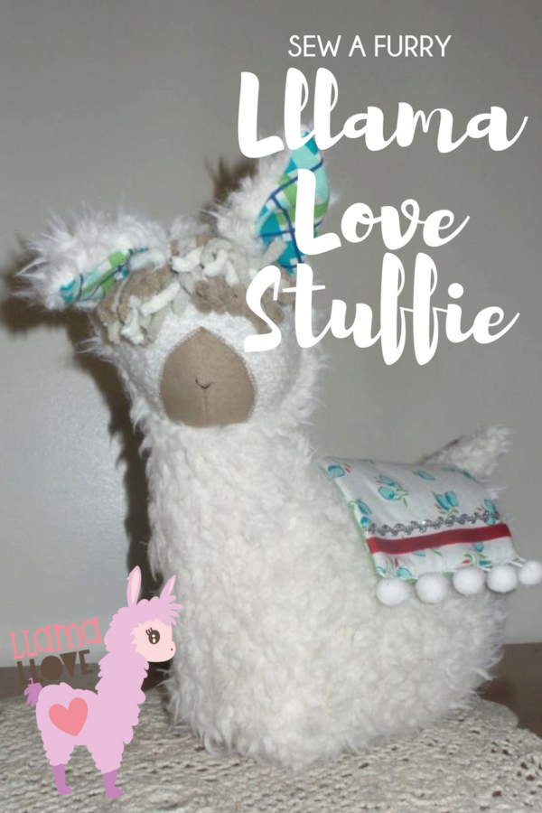 Llama Love Stuffy with HeatnBond