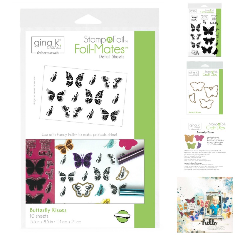 StampnFoil Butterfly Kisses Collection