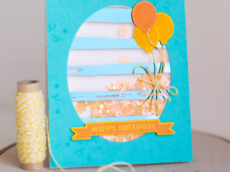 Make Foiled Shaker Cards with Deco Foil Clear Designer Toner Sheets