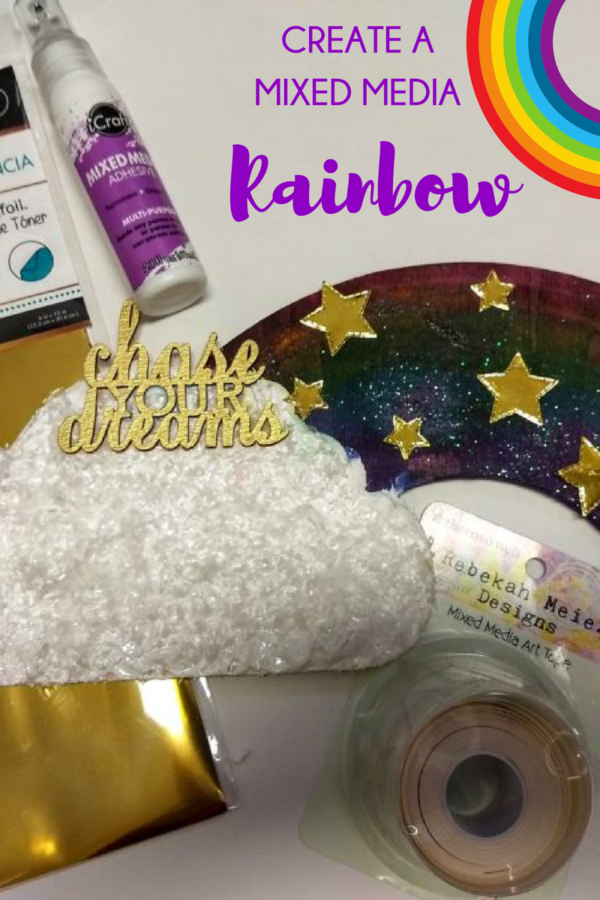 Mixed Media Rainbow Project by Heather Collins