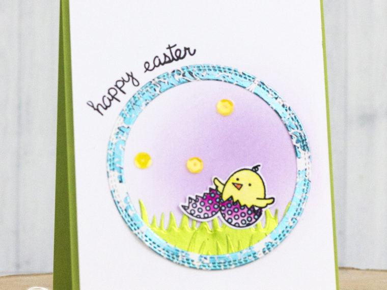 Hoppy Easter Card with Deco Foil and Foil-Mates
