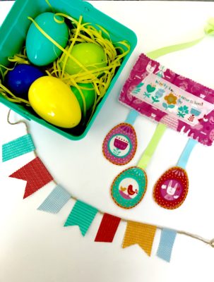 Easter Egg Spring Banner Bunting with Moda Fabric and HeatnBond Fusible Fleece