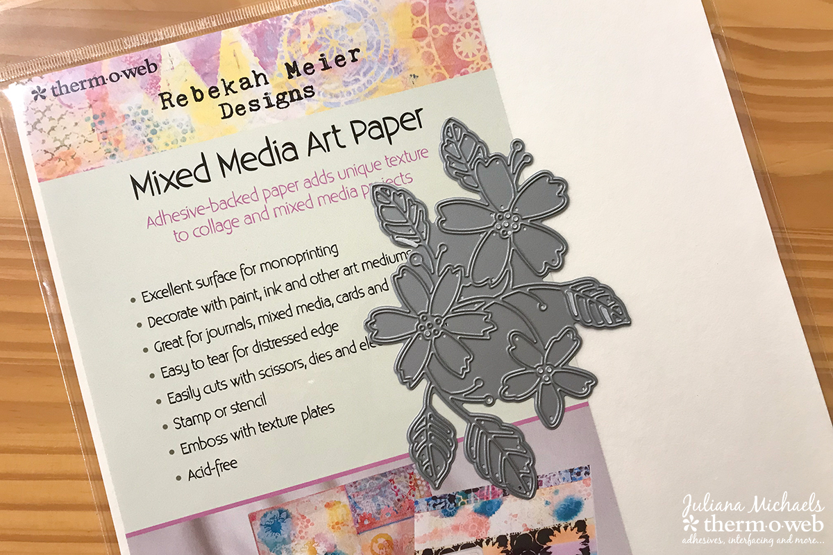 Mixed Media Easter Card Tutorial by Juliana Michaels featuring Therm O Web Rebekah Meier Mixed Media products