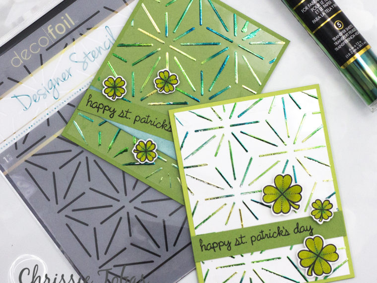 Deco Foil is a Lucky Charm for St. Pat's Card