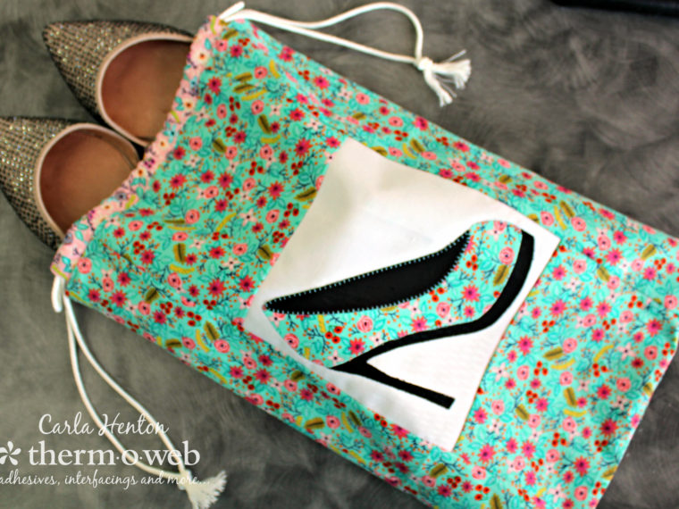 Sew a Stylish Travel Shoe Bag with HeatnBond Lite