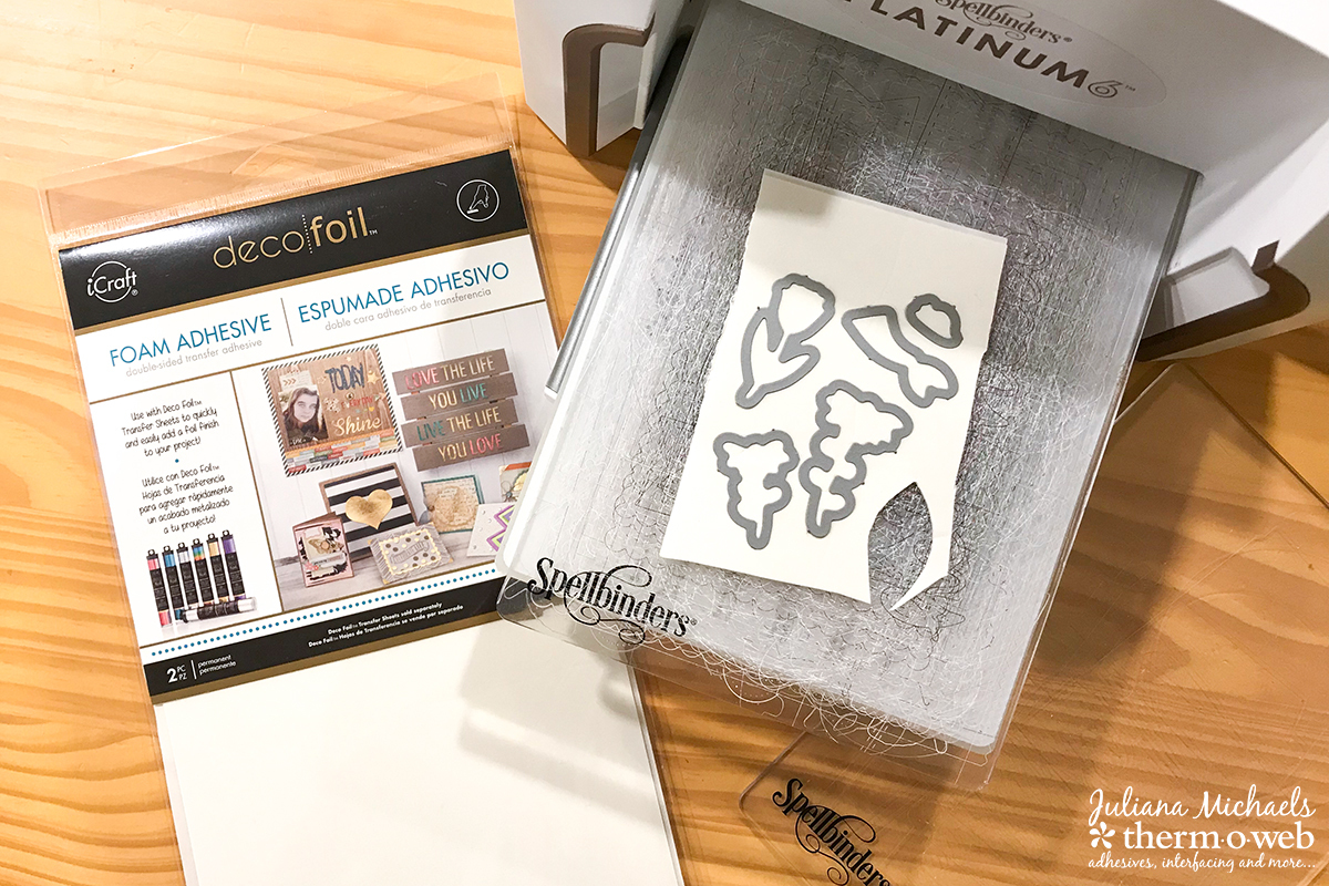 Adding Dimension with Waffleflower Stamps and Therm O Web Foam Adhesive