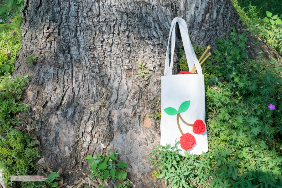 Sew a Cheery Cherry Fruit Themed Tote 