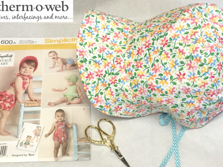 Sew A Sweet Baby Bonnet for Summer with HeatnBond
