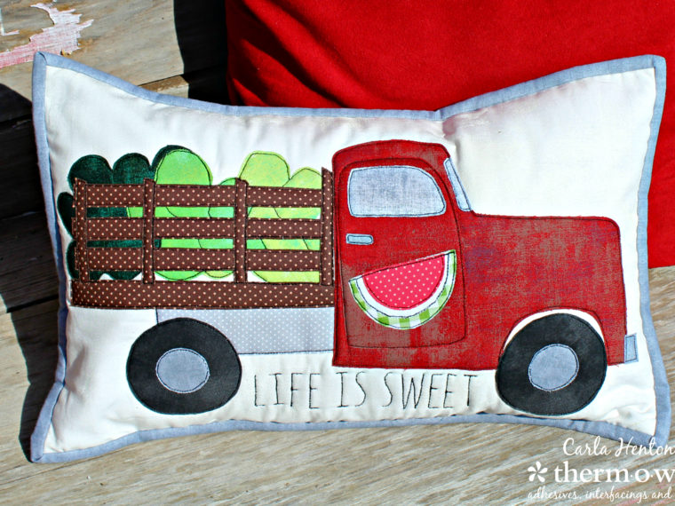 Watermelon Truck HeatnBond Pillow Tutorial