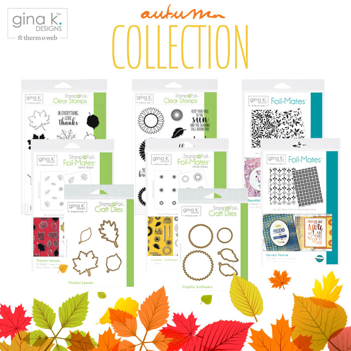 Gina K Designs StampnFoil Fall Release