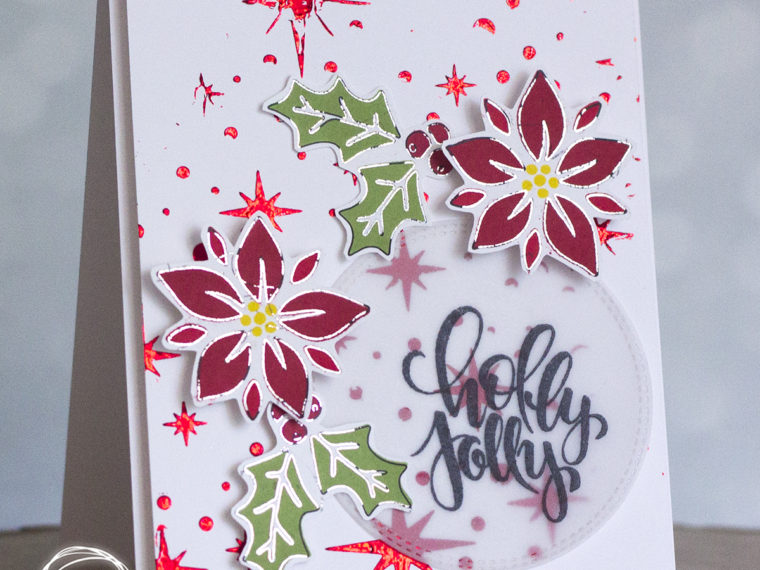Holly Jolly Holiday Deco Foil Cards