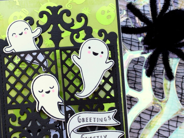 Halloween Cards with Deco Foil Clear Designer Toner Sheets