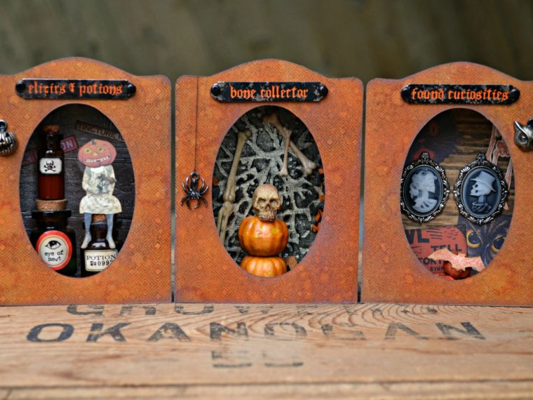 Halloween Shadow Box Trio With Rebekah Meier Designs