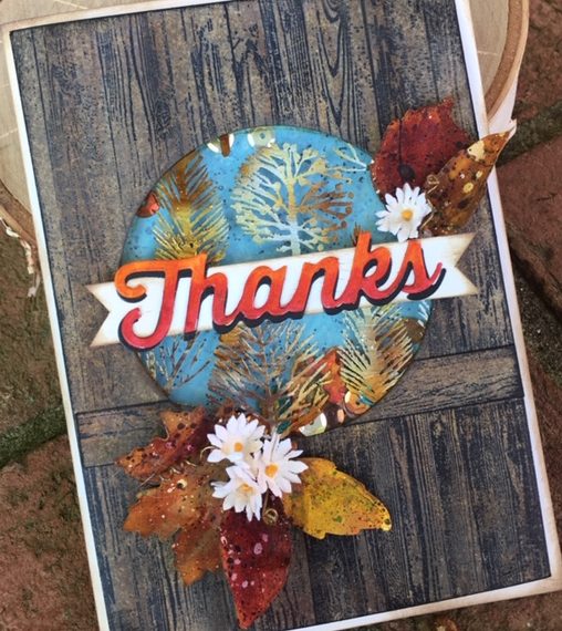 Thanks Window Card with Joy Clair and Deco Foil