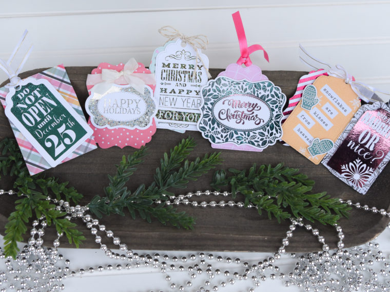 Gift Tags with Gina K Designs Foil-Mates and Fancy Foils