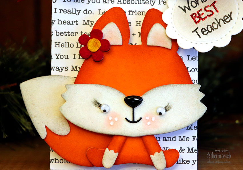 Cute As A Fox Valentine's Projects Featuring Deco Foil Flock - Therm O Web