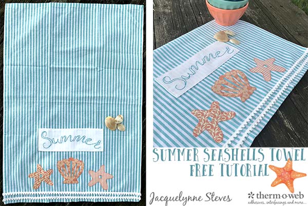 Summer Seashells Towel