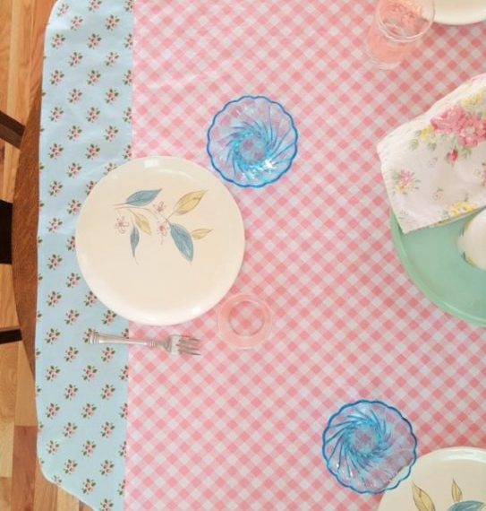 Vintage Handmade Tablecloth