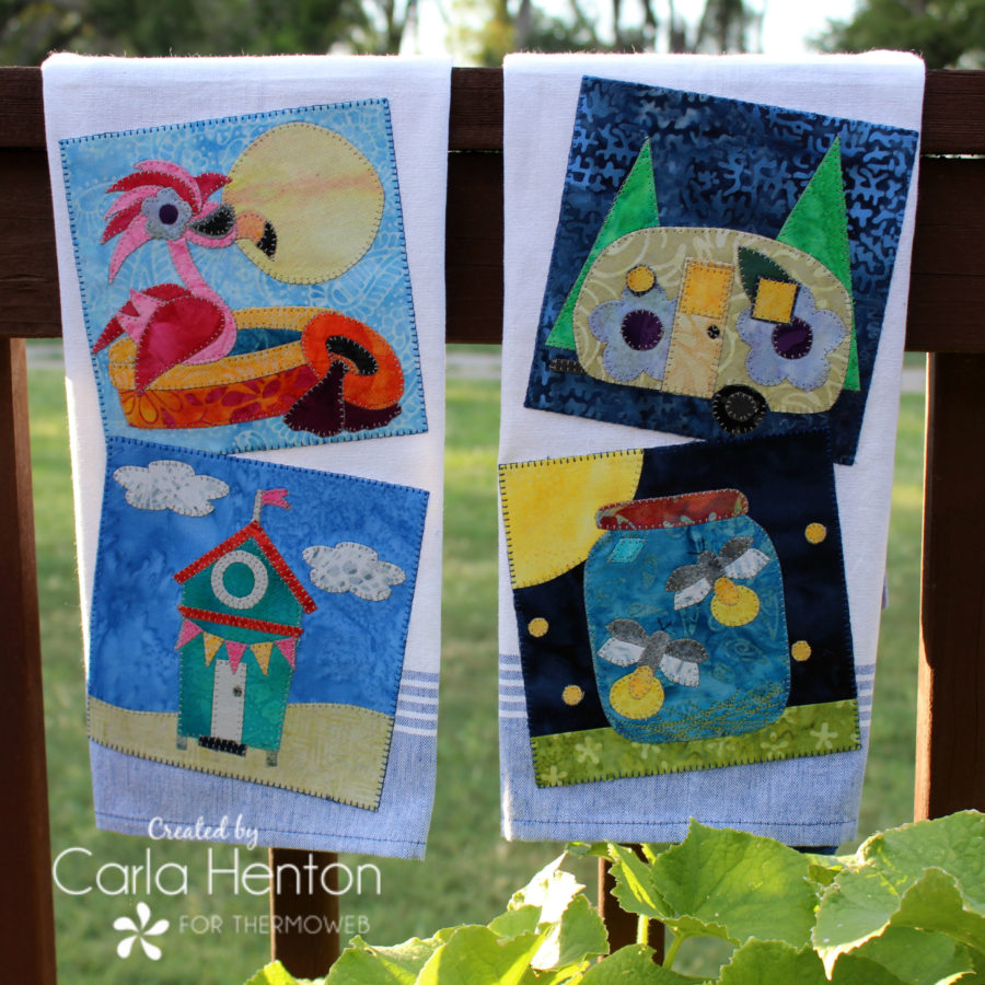 https://blog.thermoweb.com/wp-content/uploads/2019/07/Summer-Kitchen-Towels-with-Quilt-Blocks-for-Thermoweb-square-with-logo-by-Carla-at-Creatin-in-the-Sticks-900x900.jpg