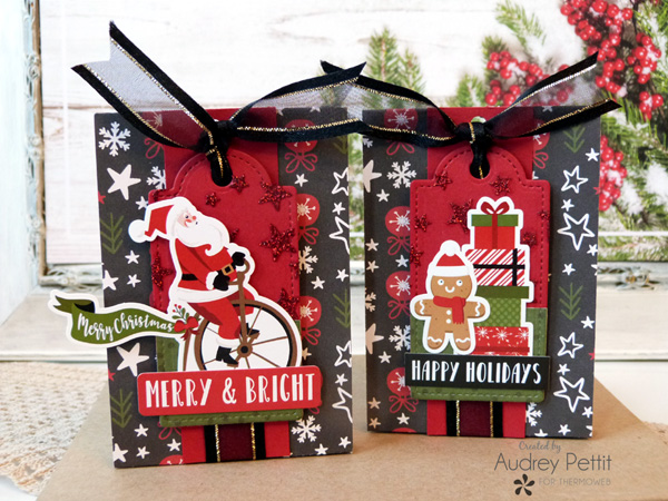 Holiday Gift Tags with Reverse Confetti