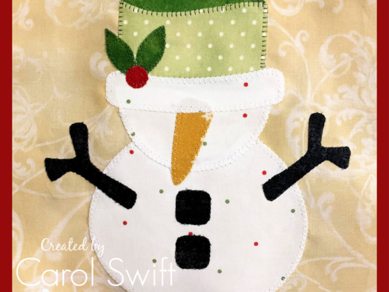 Christmas Block Sew Along Snowman