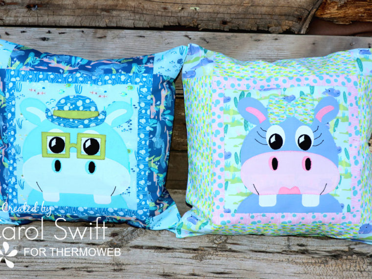 Congo Hippo Pillows