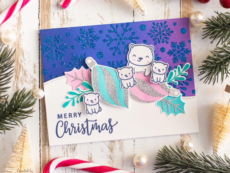 Christmas Cards with Glitz Glitter Gel