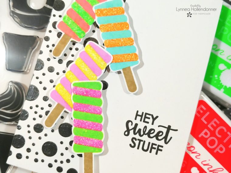 Sweet Stuff Neon Popsicle Card