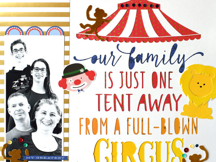 Circus Layout with Deco Foil Flock