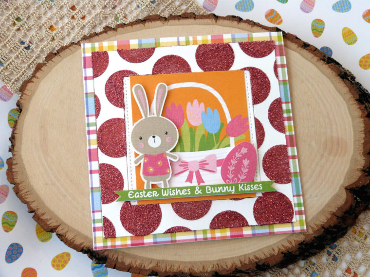 Easter Wishes Card with Glitz