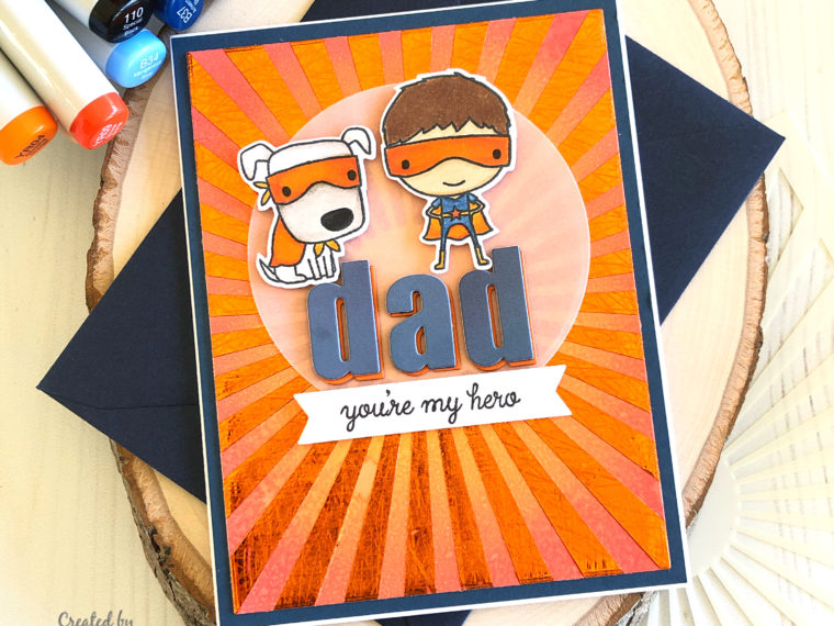Father's Day Card with Glitz