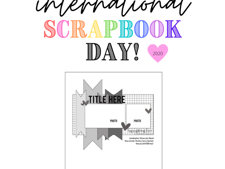 interNational Scrapbook Day 2020