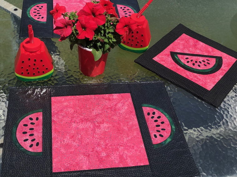 Laminated Watermelon Placemats