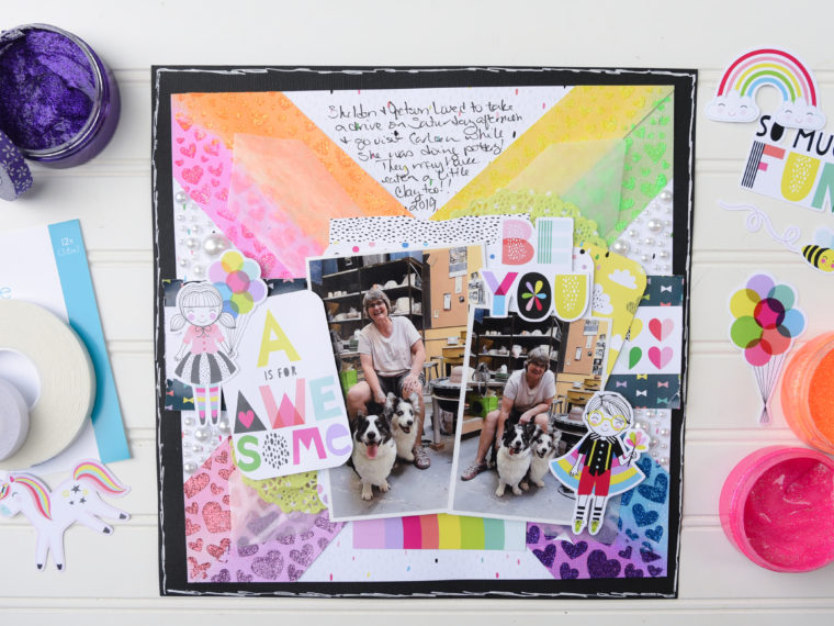 A for Awesome Glitz Layout