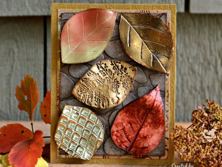Mixed Leaves Fall Home Decor with Sculpey