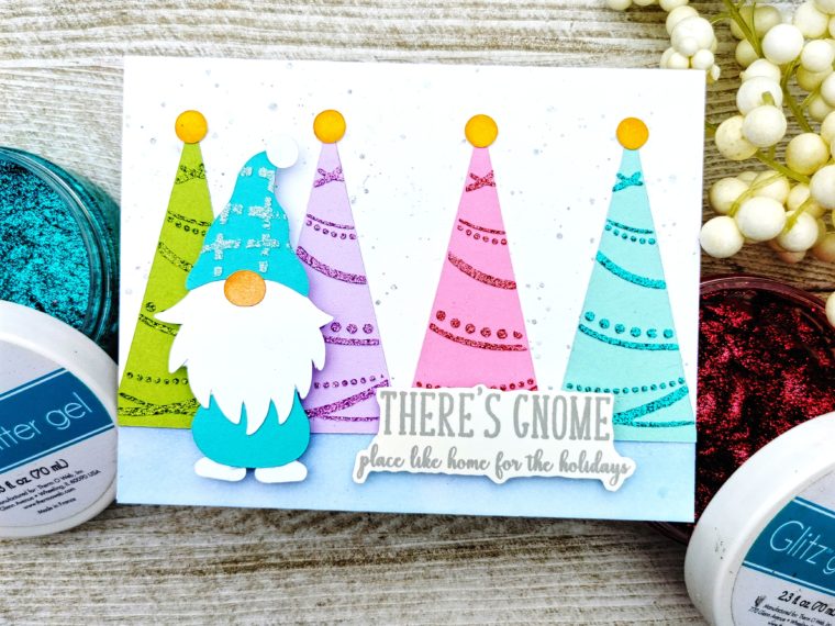 Gnome for the Holidays Card with Glitz