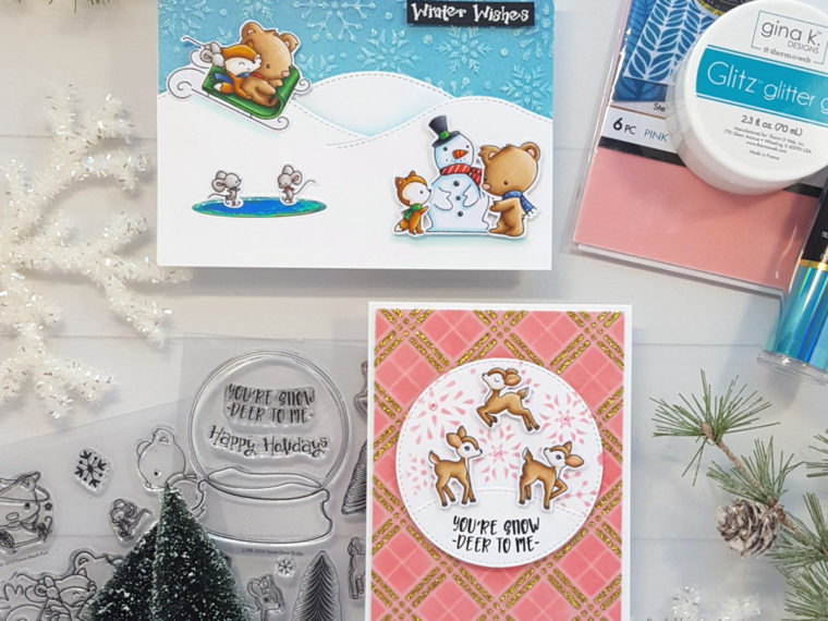 Winter Cards by Andrea Shell | stamps by LDRS Creative