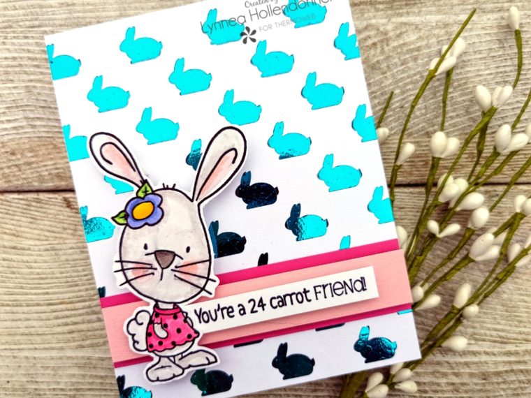 Easter Bunny Card with Deco Foil