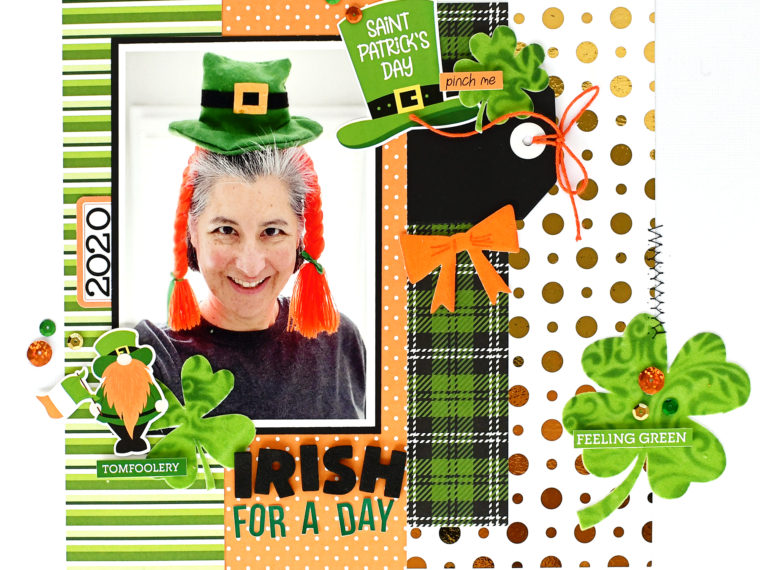 Irish for a Day Scrapbook Layout