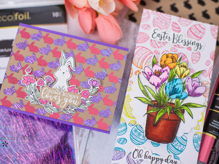 Spring Cards with Deco Foil Toner Sheets
