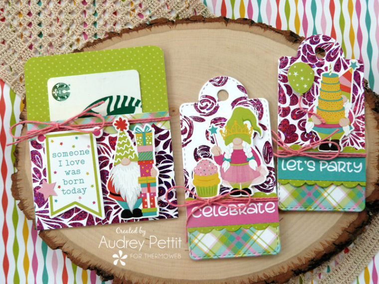 Spring Tags with Deco Foil