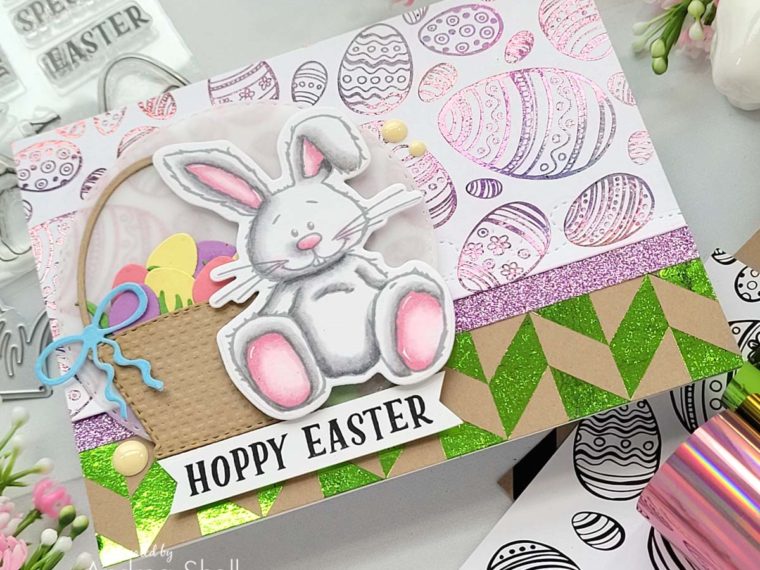 Hoppy Easter Card with Deco Foil Toner Sheets