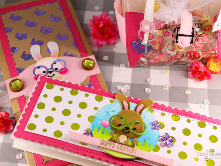Easter Bunny Paper Treats with Flock