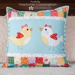 Spring Chick Pillow with HeatnBond
