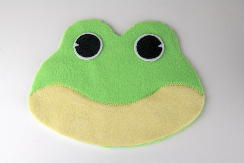 frog bean bag eye placement